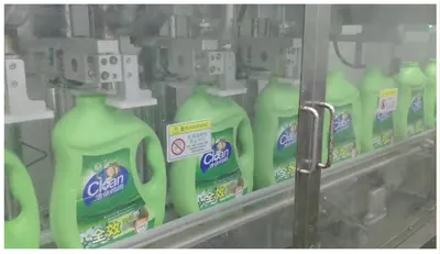 Manufacturer Complete Filling Line Multifunctional Shampoo Hair Conditioner Four-Head Tracking Type Filling Machine