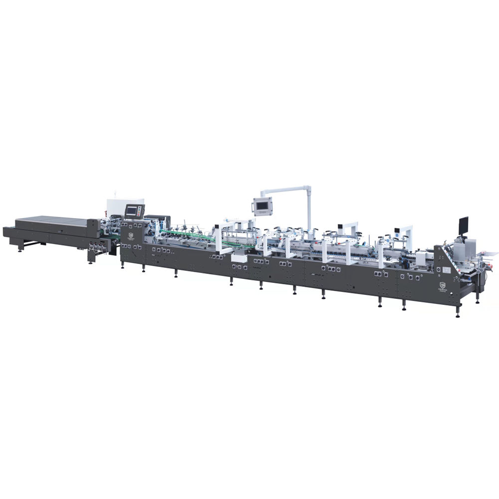 XS-850 Automatic Lock Crash Bottom 4 6 Corner Folder Gluer Machine