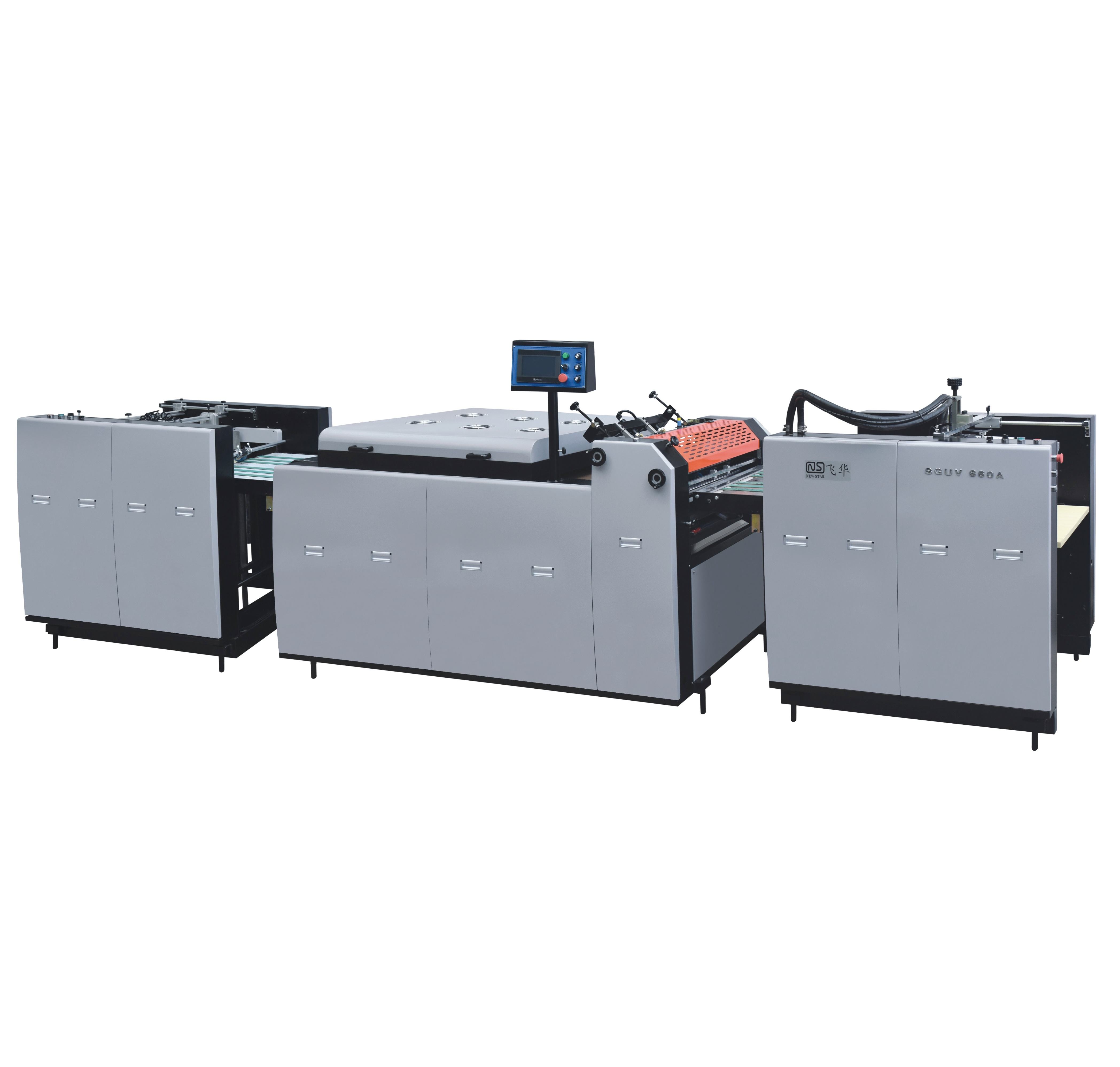 SGUV-660A/740A Professional Supplier Digital Spot Desktop Automatic UV Coating Machine