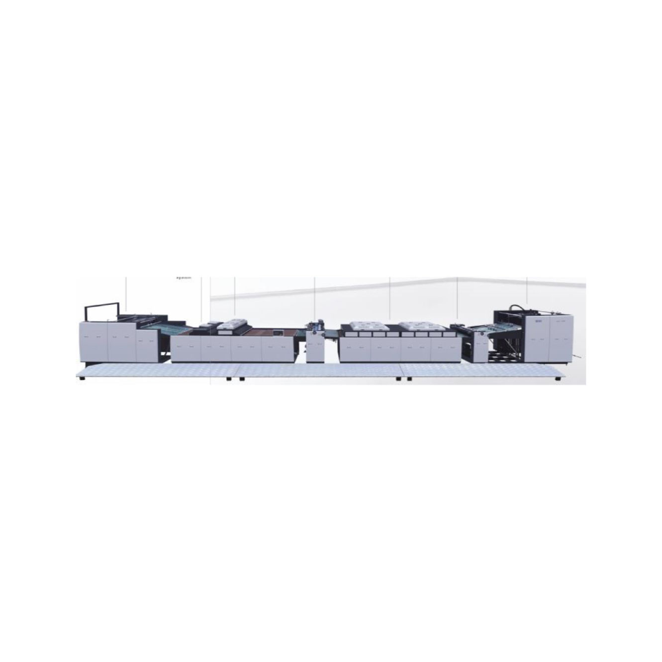 FHSG-800B/1200B/1200B-L/1450B Online High-speed Coating Machine(Twice Glazing)
